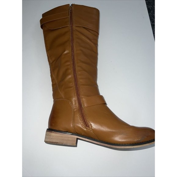 Bucco Capensis Fashion Riding Boots, Tan Brown Womens Size 9 EUC Holiday Ready - Picture 4 of 12